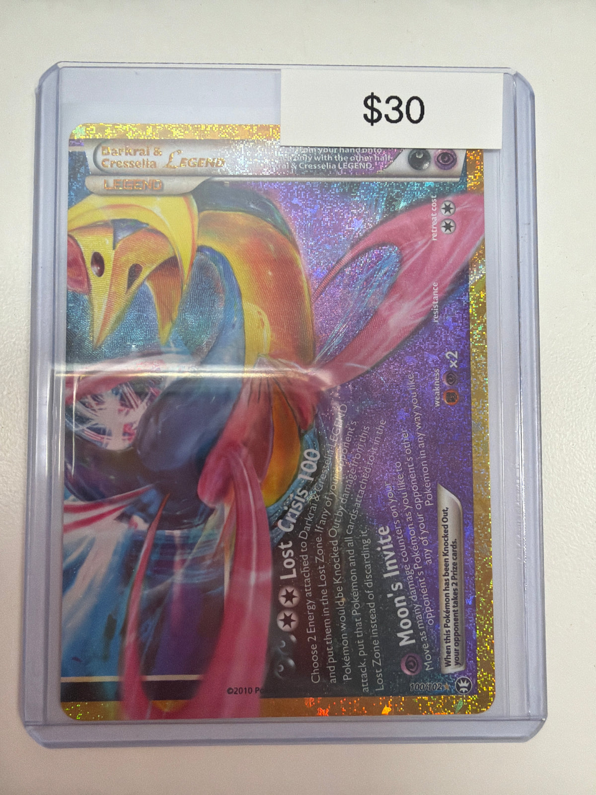 Pokemon Darkrai & Cresselia Legend 30th Anniversary 100/102