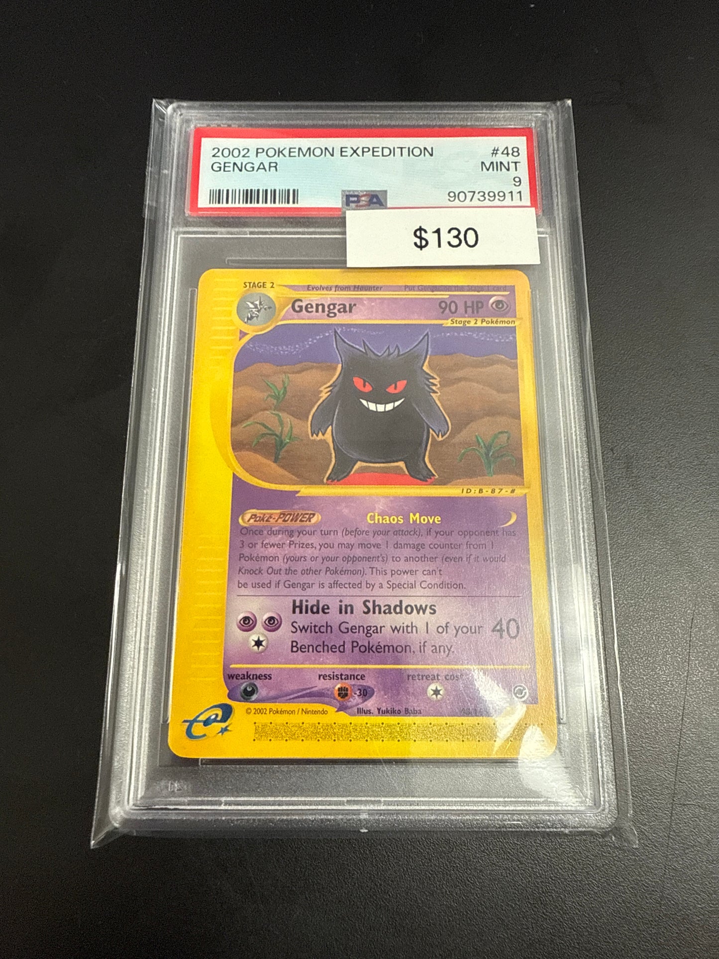 Expedition Gengar Non-Holo #48/165 PSA 9