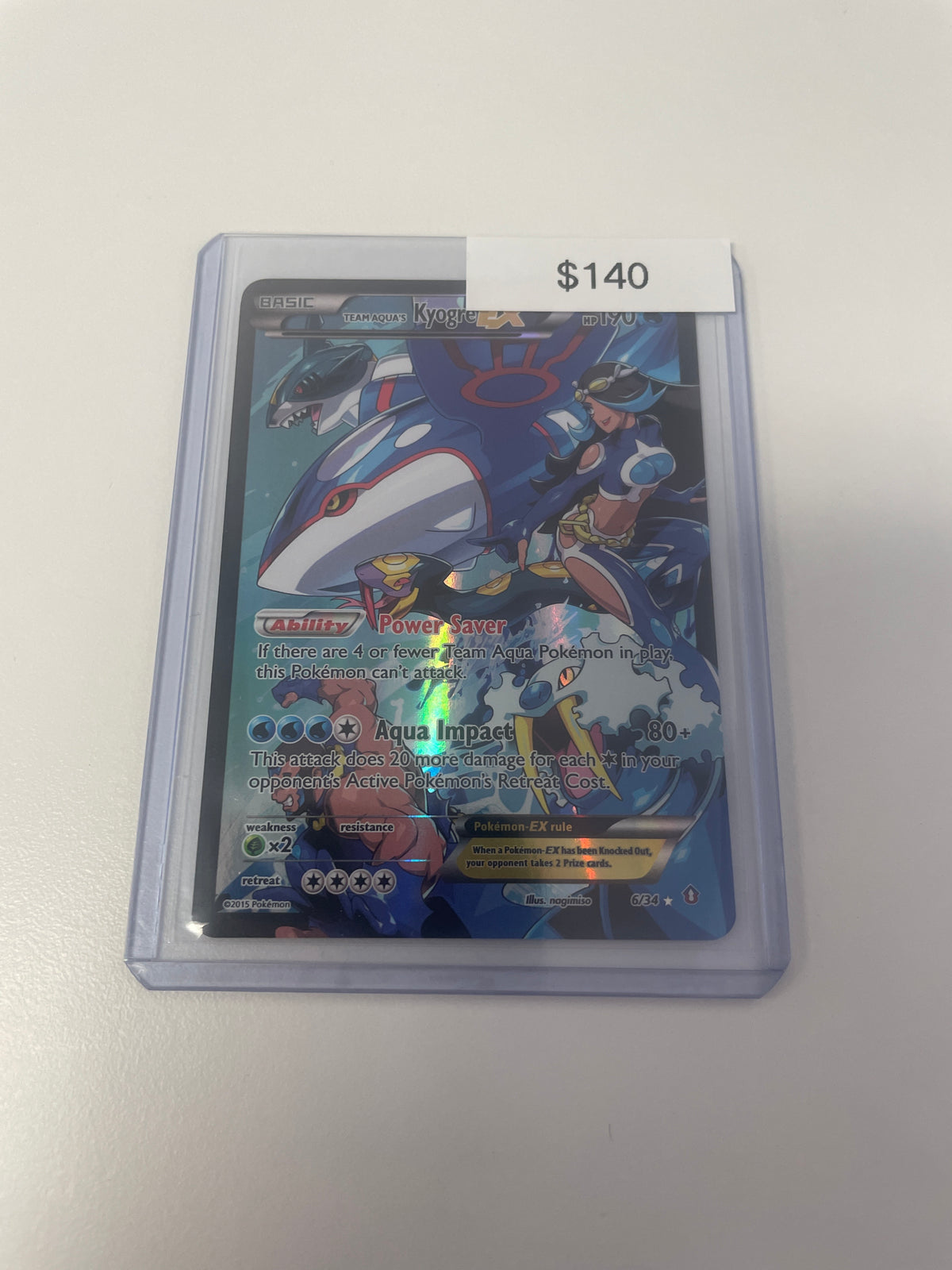 Pokemon Team Aqua's Kyogre Ex #6/34 – Grail Collectibles AZ