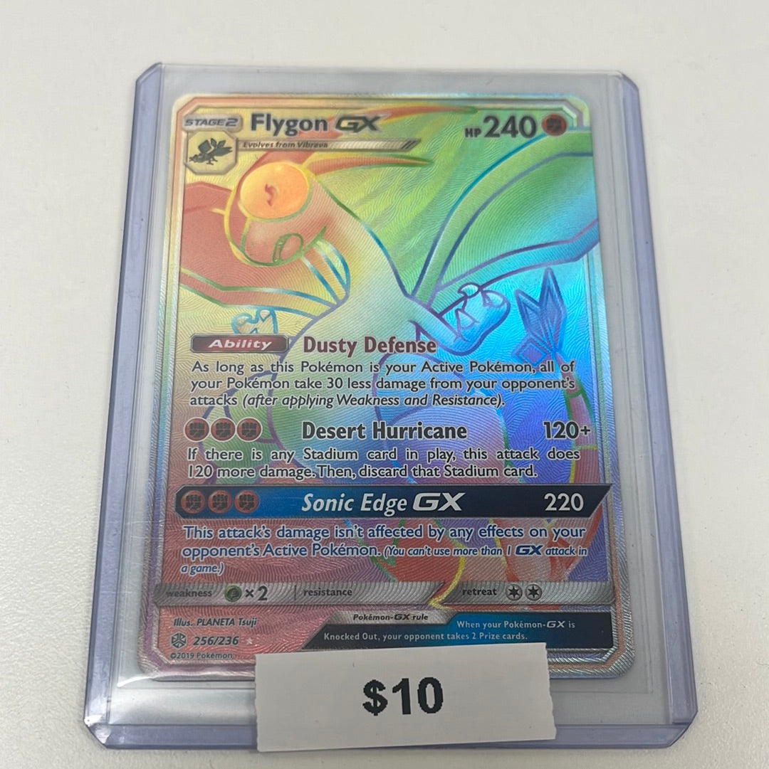 Pokémon Flygon GX Cosmic Eclipse Secret 256/236