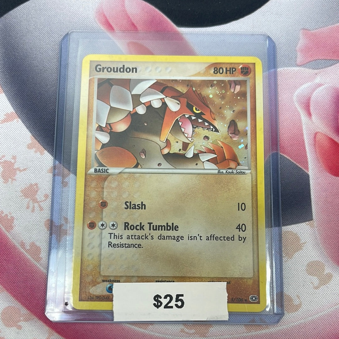 Pokémon Groudon Emerald Holo 5/106