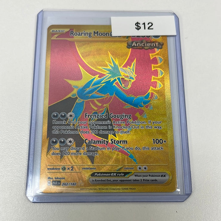 Pokémon Roaring Moon ex Paradox Rift Hyper Rare 262/182