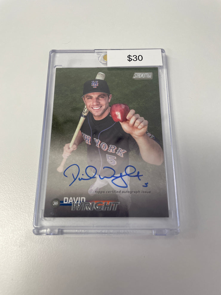 2023 Stadium Club David Wright Auto 