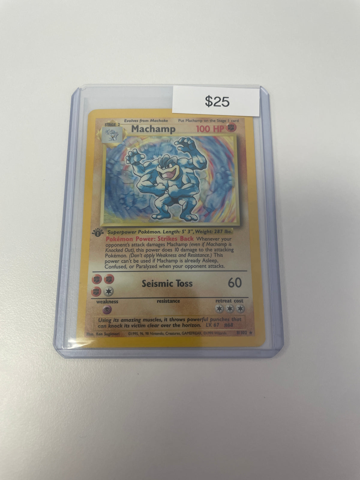 1999 Machamp Holo #8/102