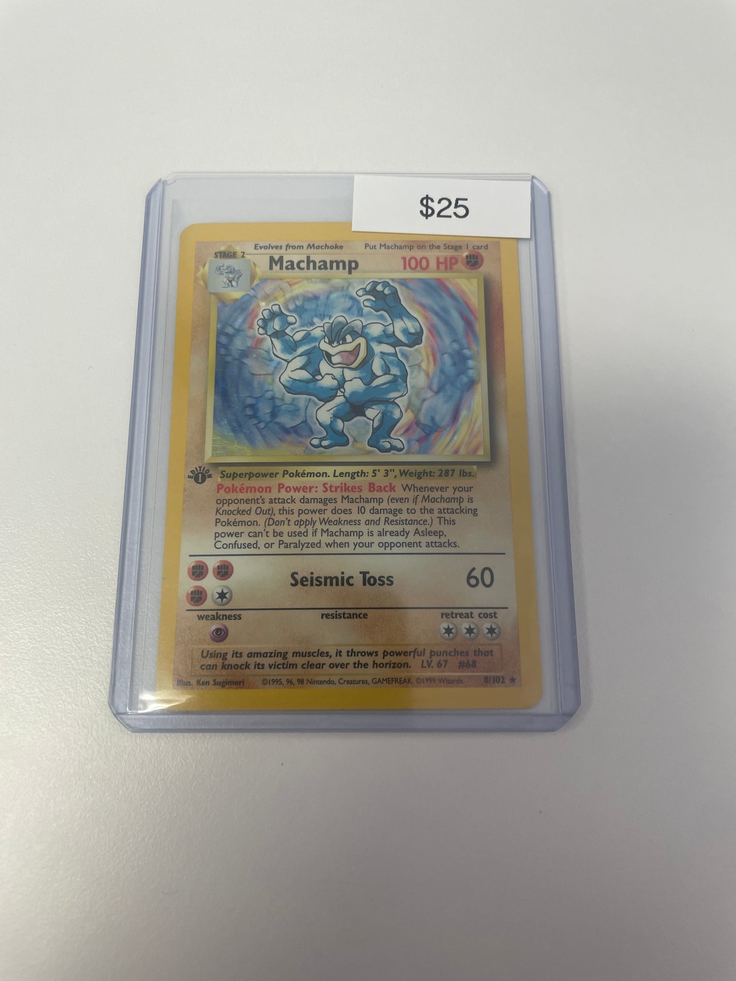 1999 Machamp Holo #8/102