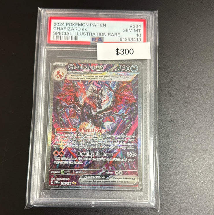 Pokémon Paldean Fates Charizard EX 234 PSA 10