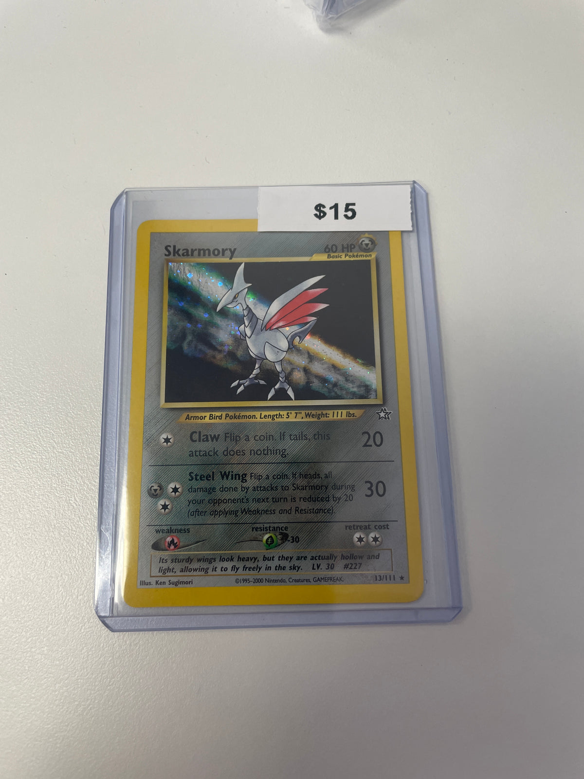 Pokemon Skarmory Neo Genesis Holo #13/111