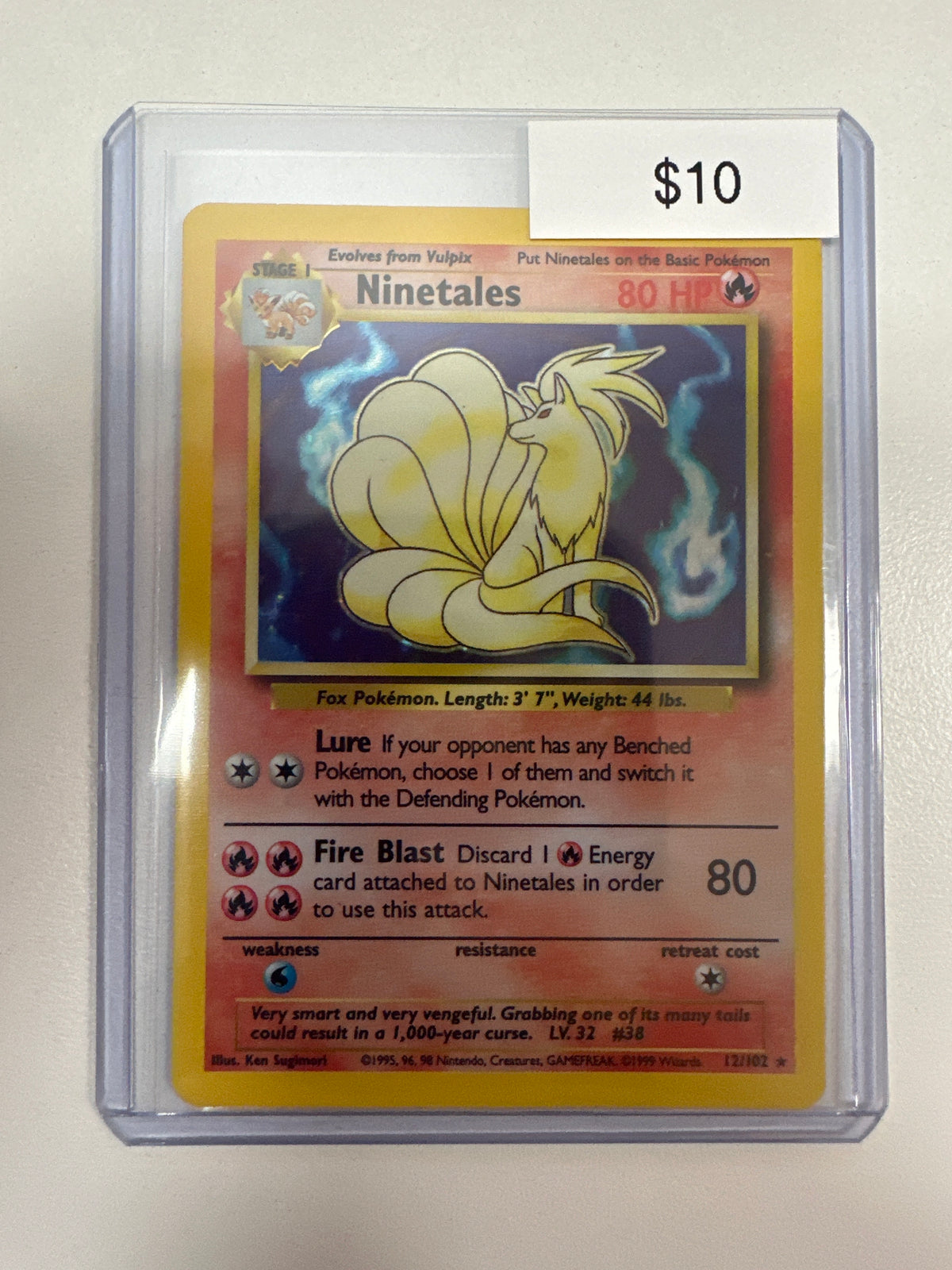 Pokemon Ninetales 12/102