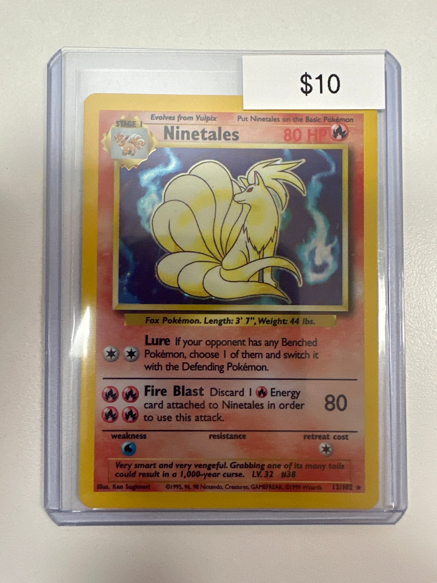 Pokemon Ninetales 12/102