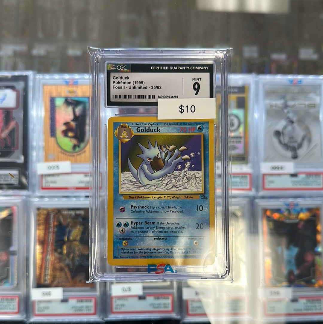 Pokémon Golduck CGC 9