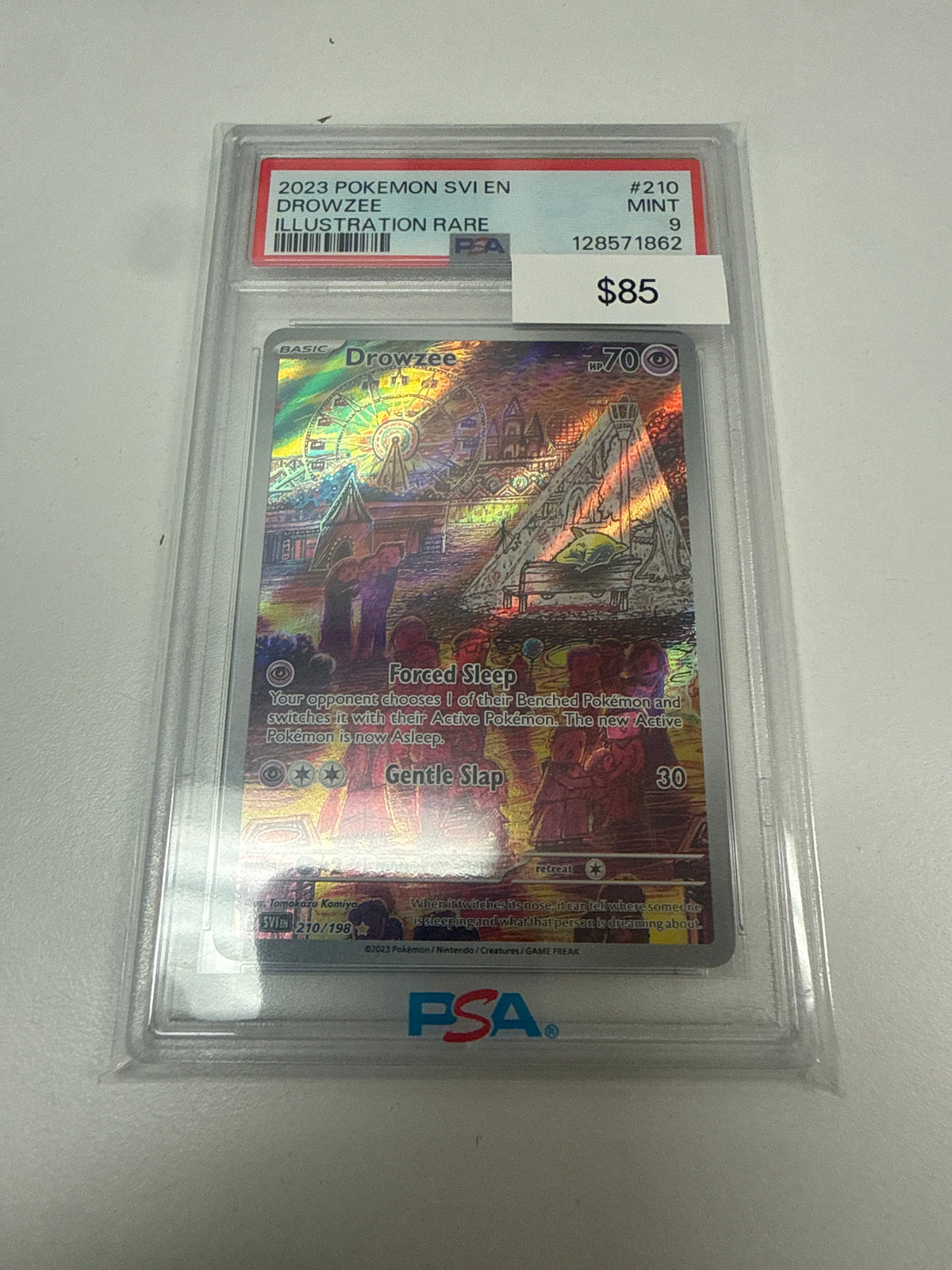 Pokemon Drowzee PSA 9