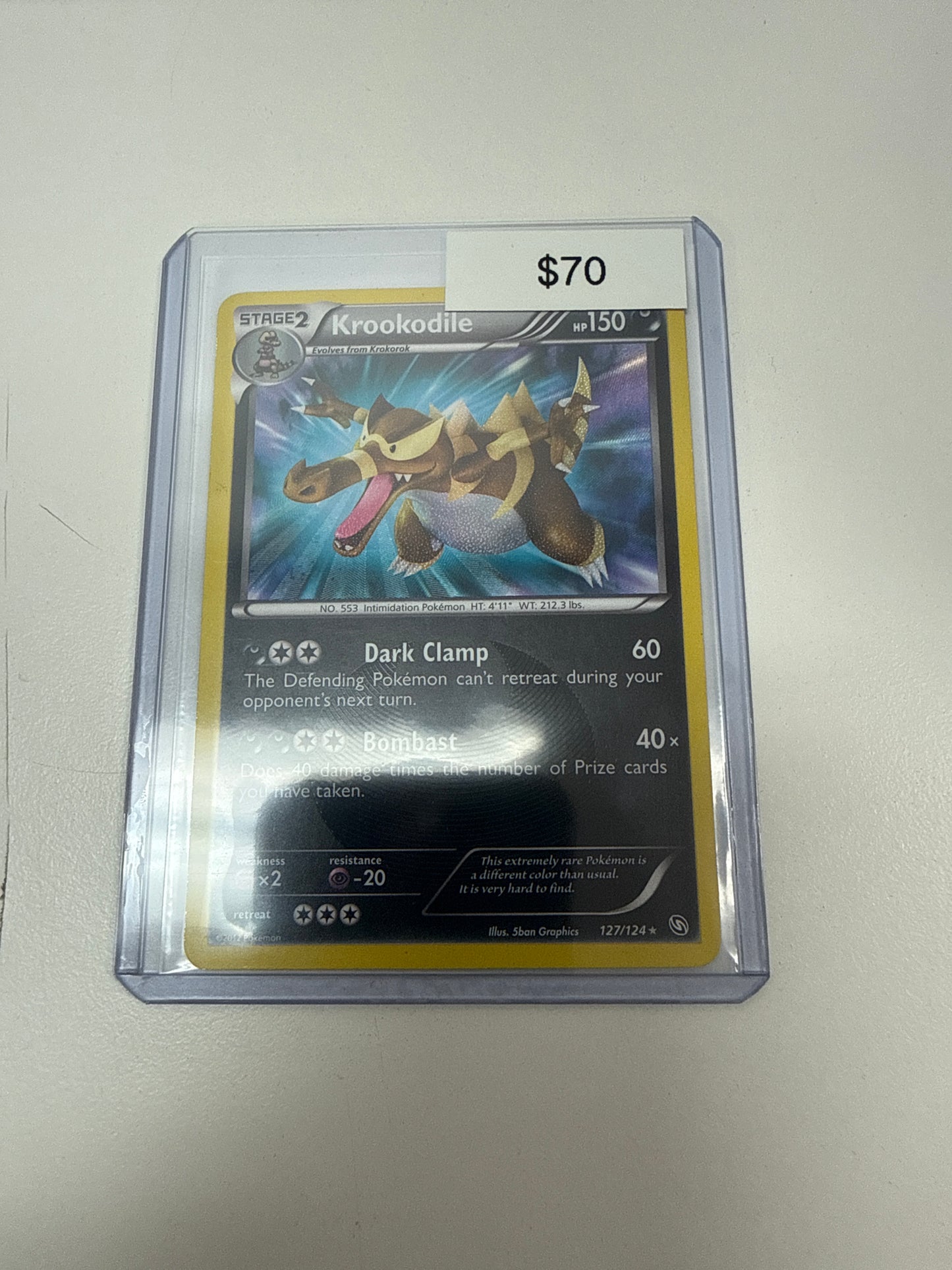 Pokemon Krookodile Shiny #127/124