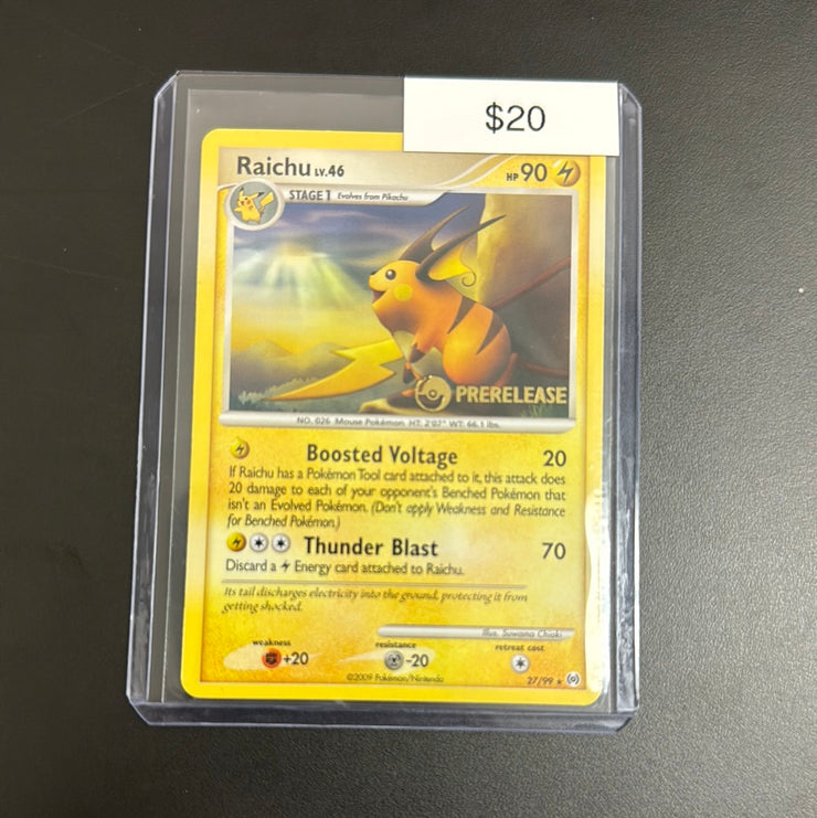 Pokémon Raichu Pre Release 27/99