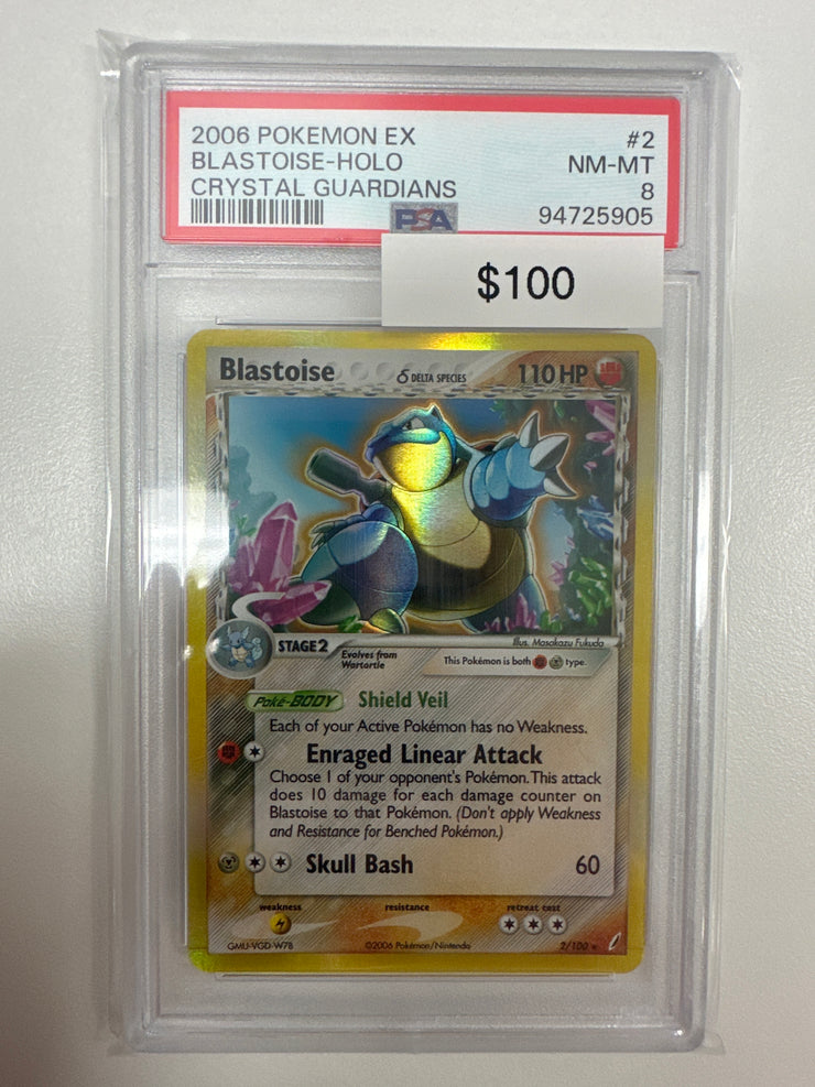 Pokemon Crystal Guardians Blastoise Holo 