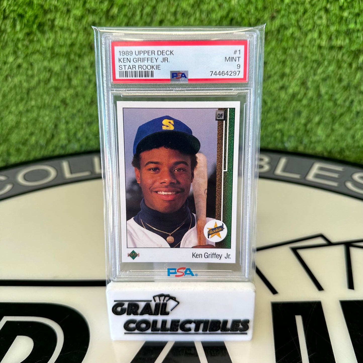 1989 Upper Deck Ken Griffey Jr. 1 Star Rookie PSA MINT 9