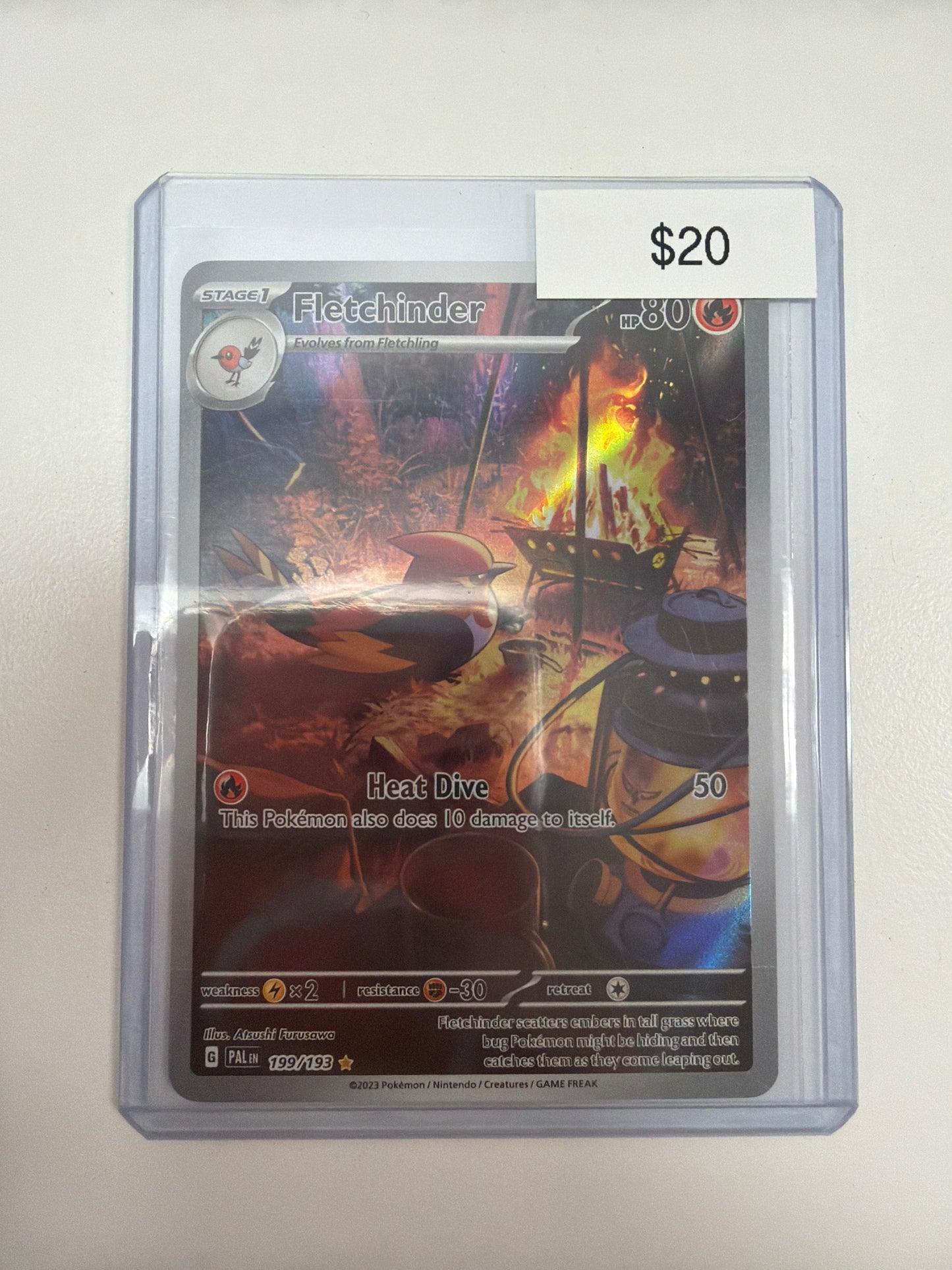 Pokemon Fletchinder 199/193