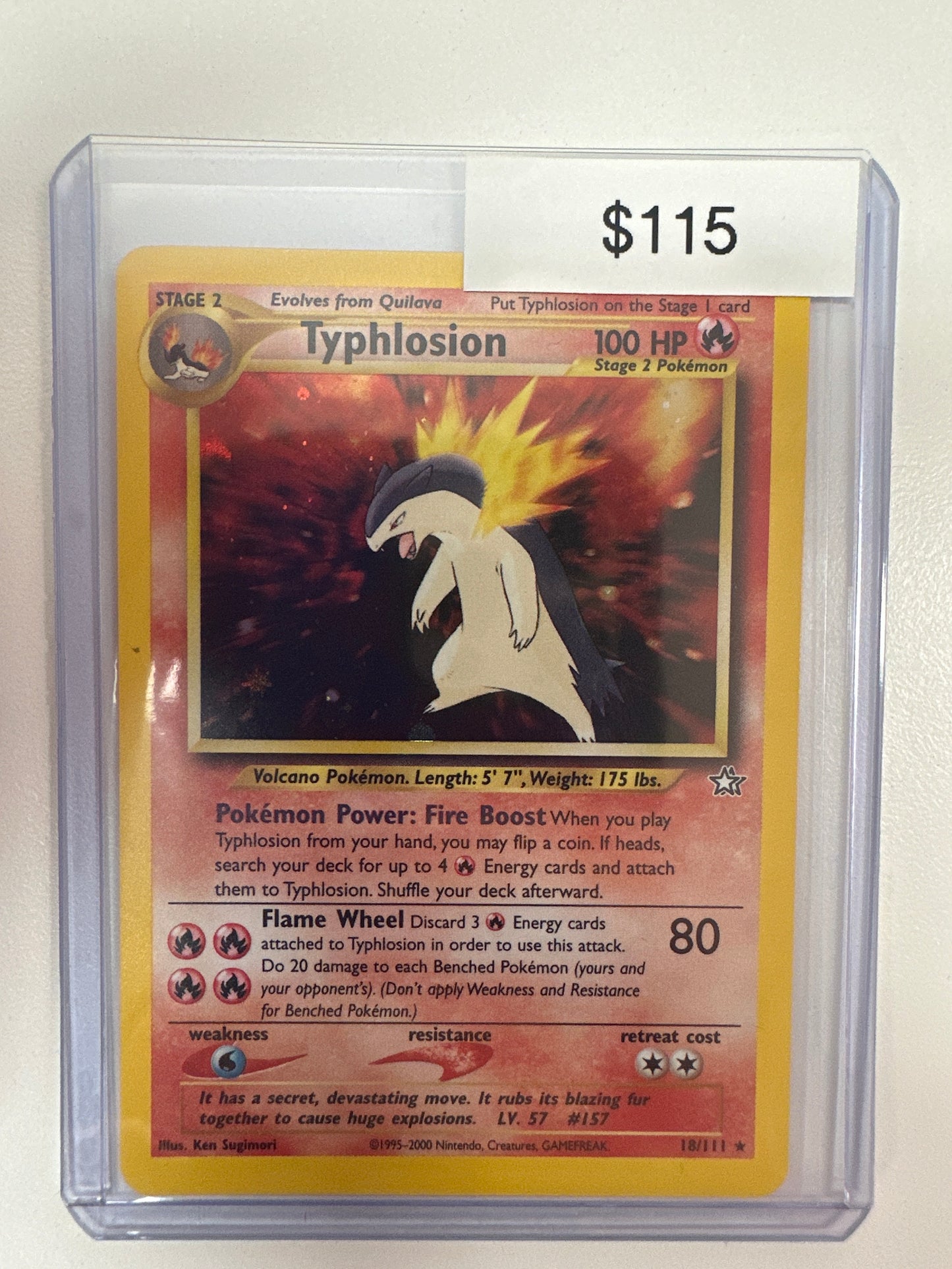 Pokemon Typhlosion 18/111
