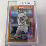 Topps Chrome Mega Box Gold Aaron Nola /50 #2T89C-22