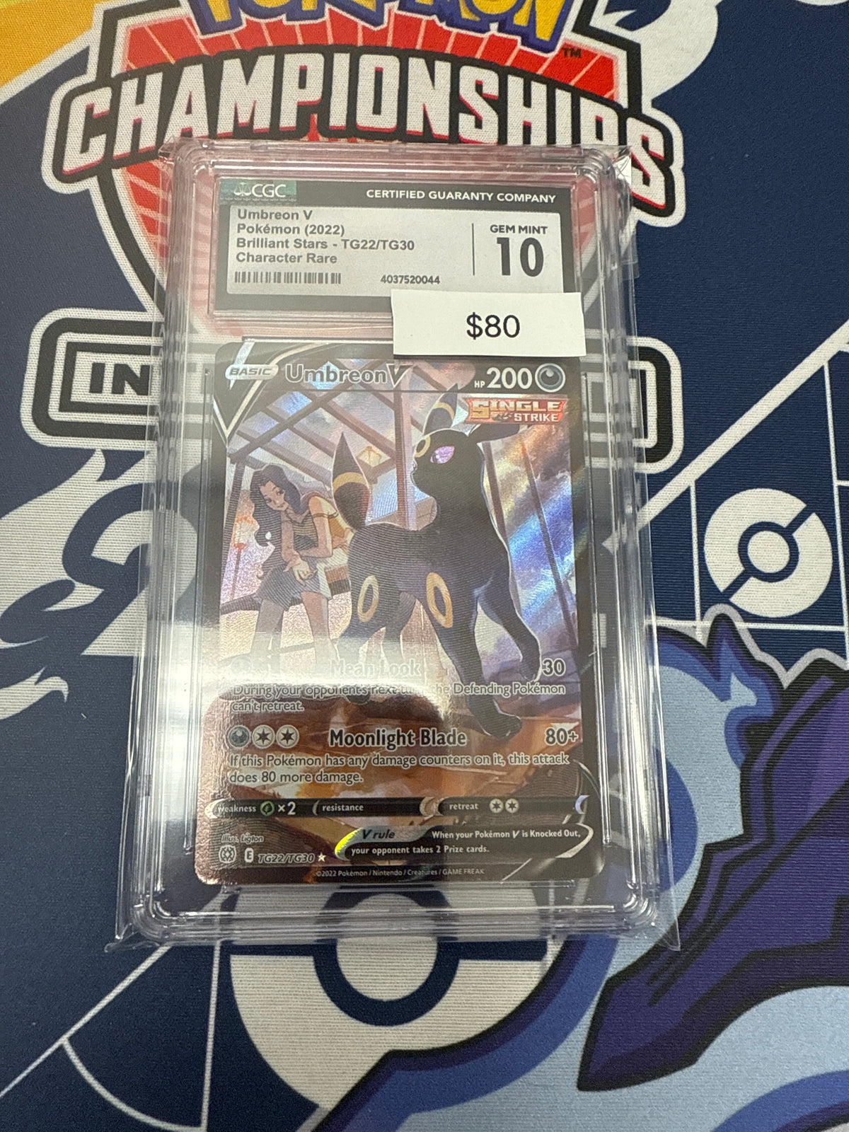 Pokemon Umbreon V #tg22/tg30 CGC 10