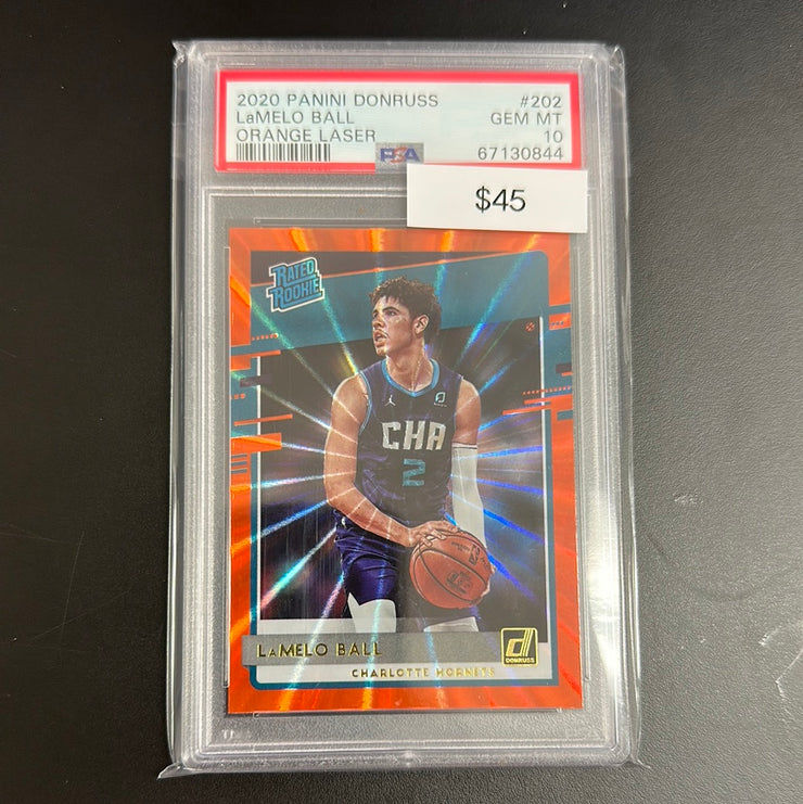 2020 Donruss Lamelo Ball Rated Rookie Orange 