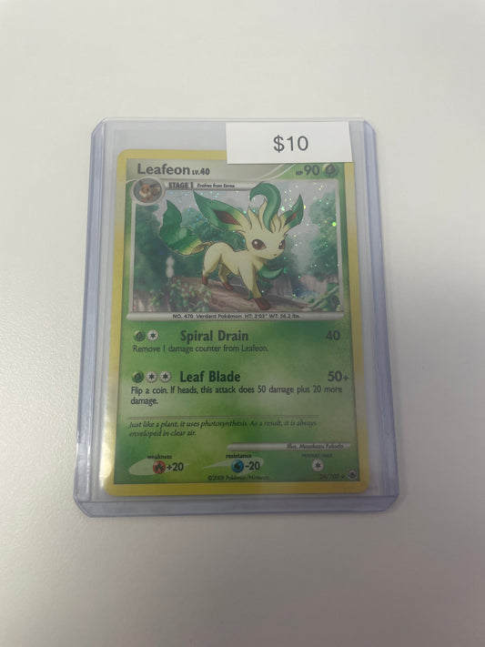 Pokemon Leafeon Holo #24/100