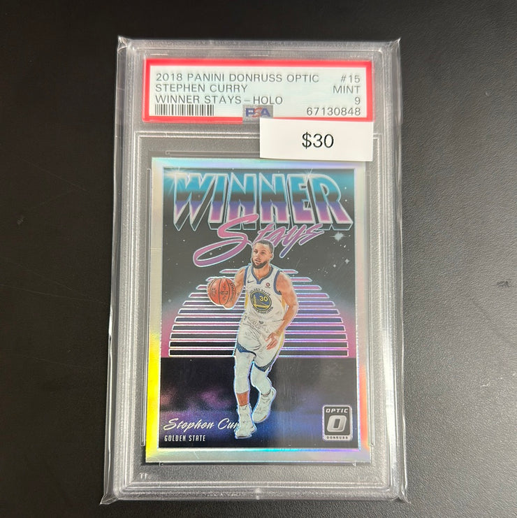 2018 Optic Stephen Curry Winner Stays Holo 