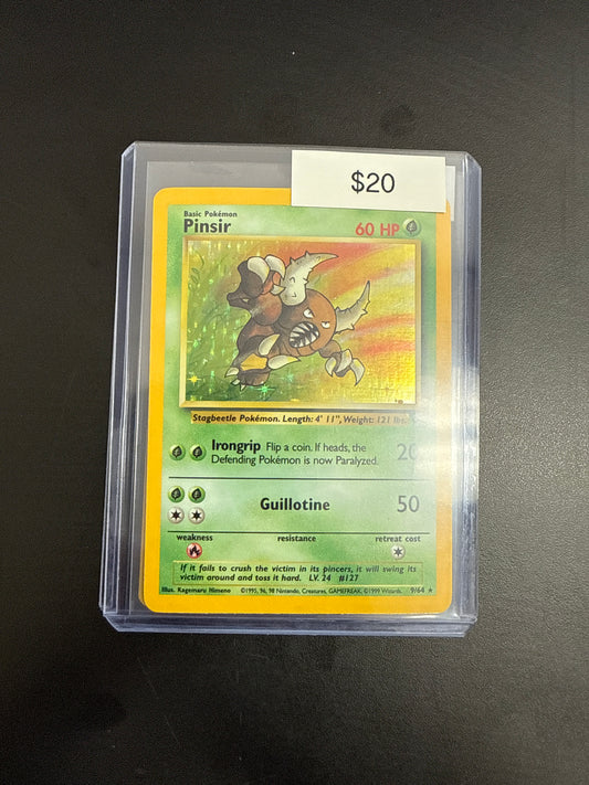 Pokeon Jungle PINSIR Holo 9/64m