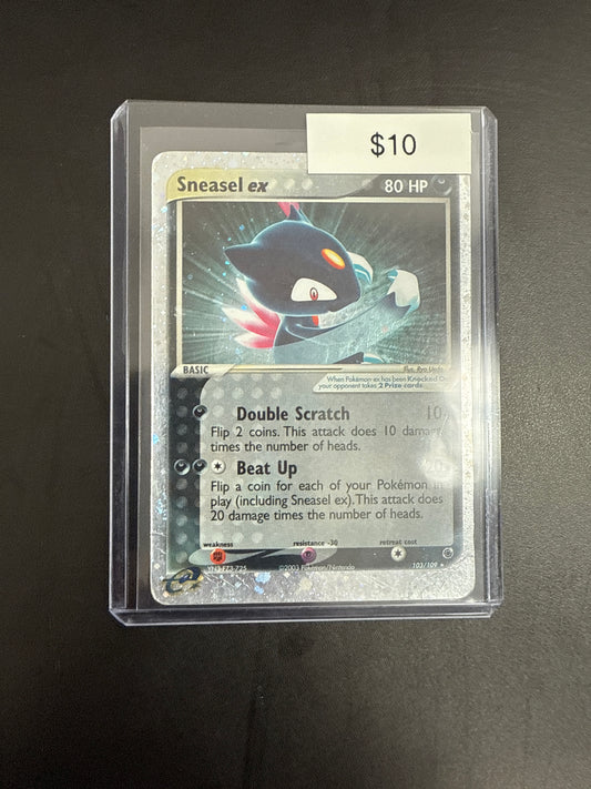 Pokémon SNEASEL EX 103/109