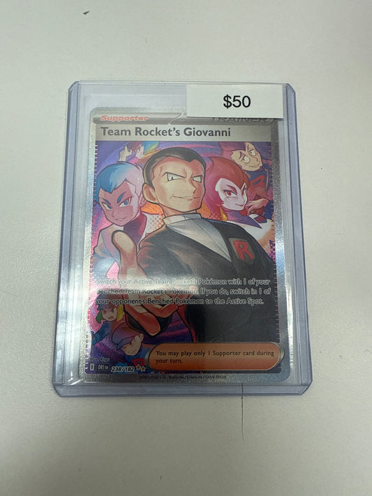 Pokemon Destined Rivals Team Rocket’s Giovanni #238/182