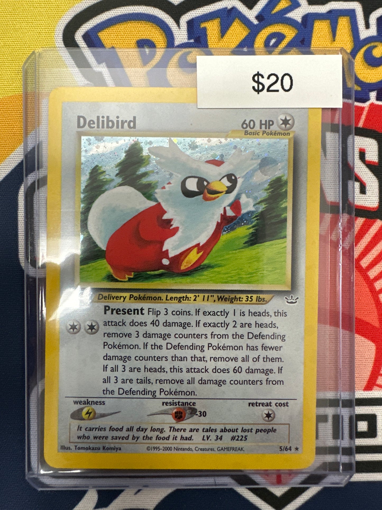 Pokémon Delibird Neo Revelation Holo 5/64