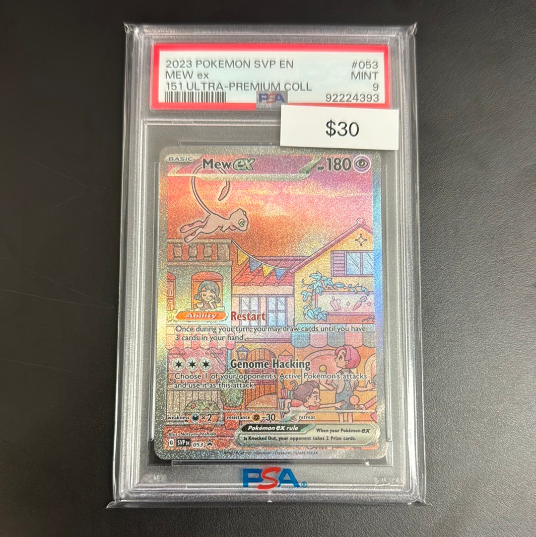 Pokémon 151 Premium Collection Mew Ex 053 PSA 9