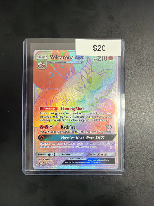Pokemon Volcarona GX Secret 252/236