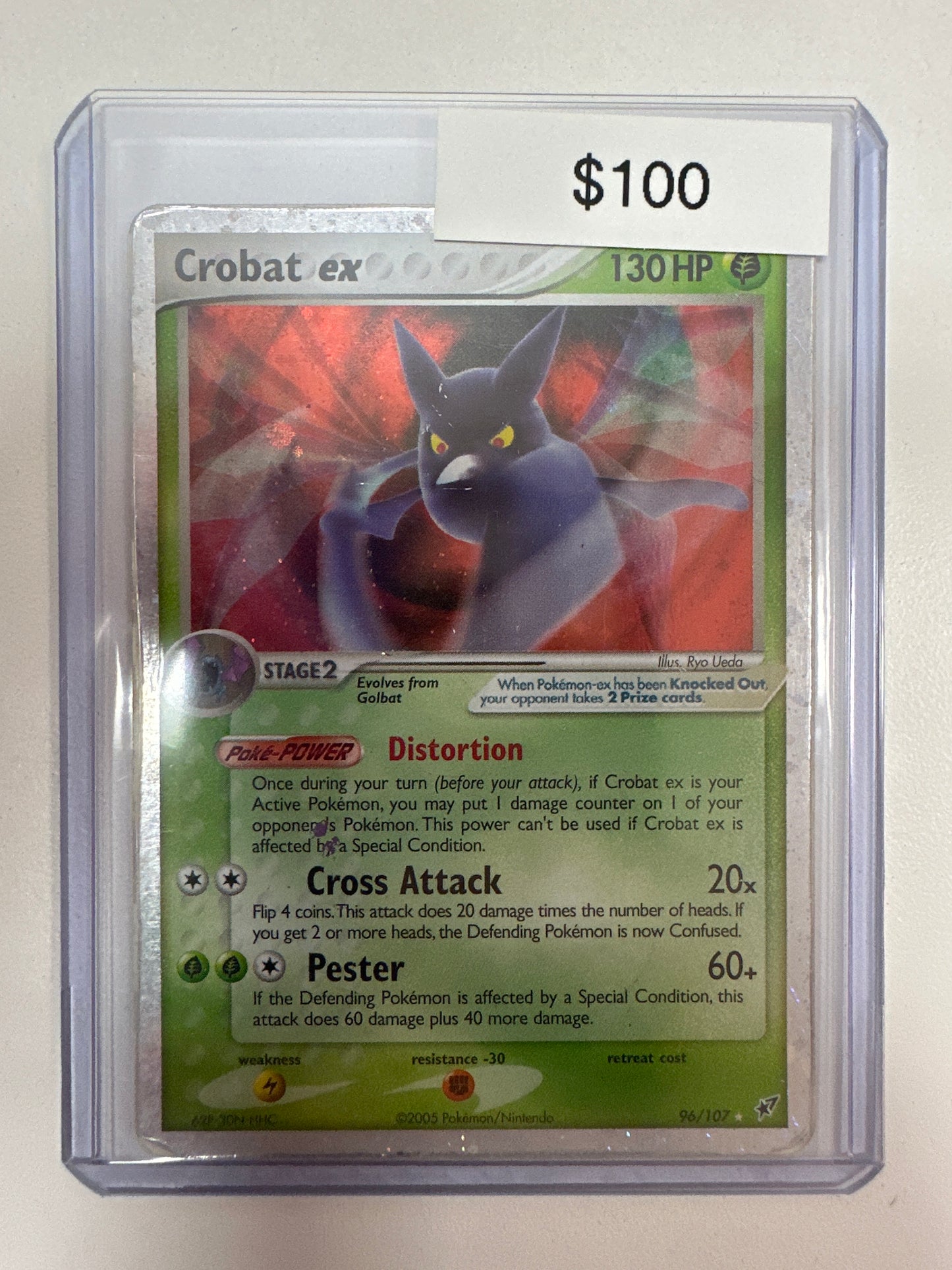 Pokemon Crobat ex 96/107