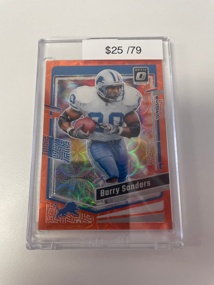 Optic Barry Sanders Orange Scope /79 