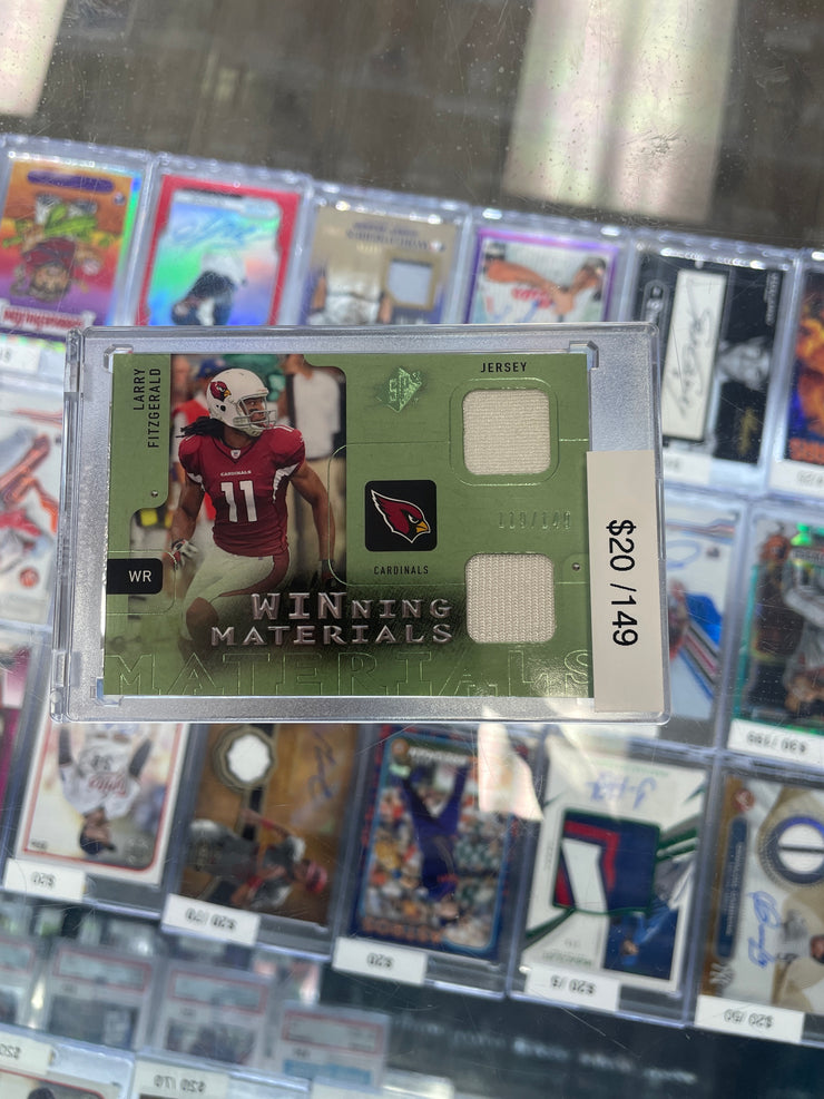 2009 Spx Larry Fitzgerald Patch /149 