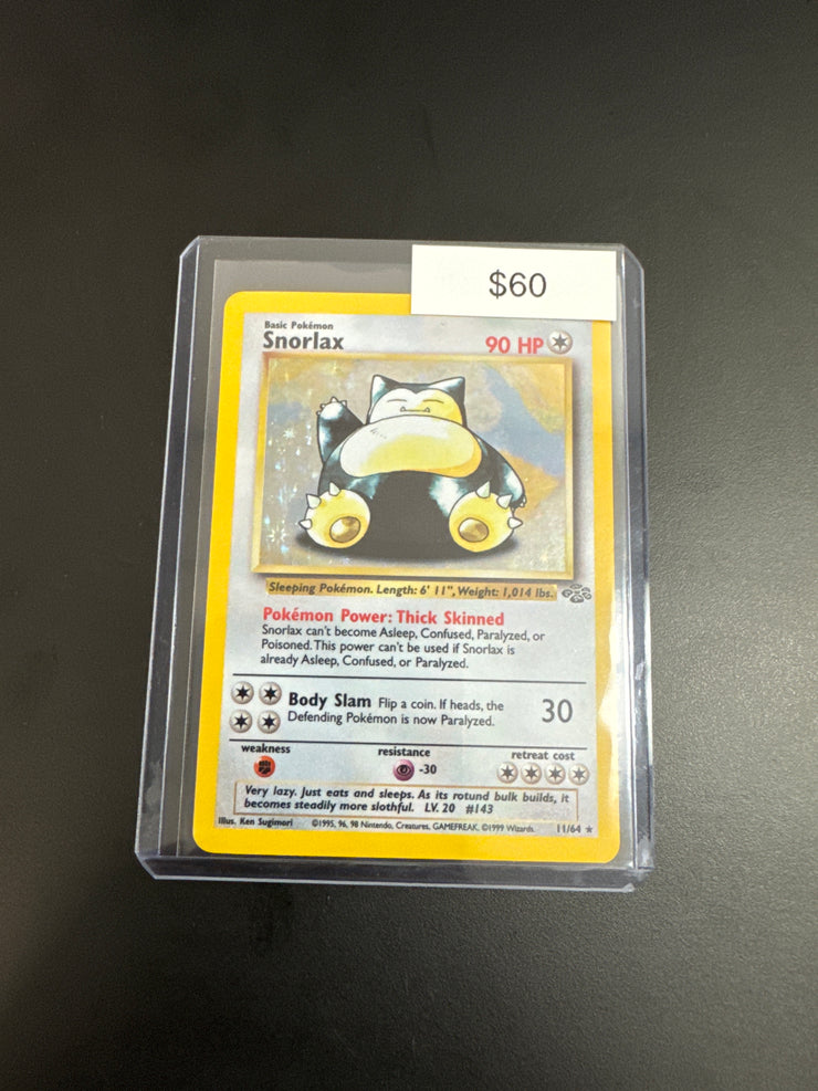 Pokémon Jungle Snorlax Holo 11/64