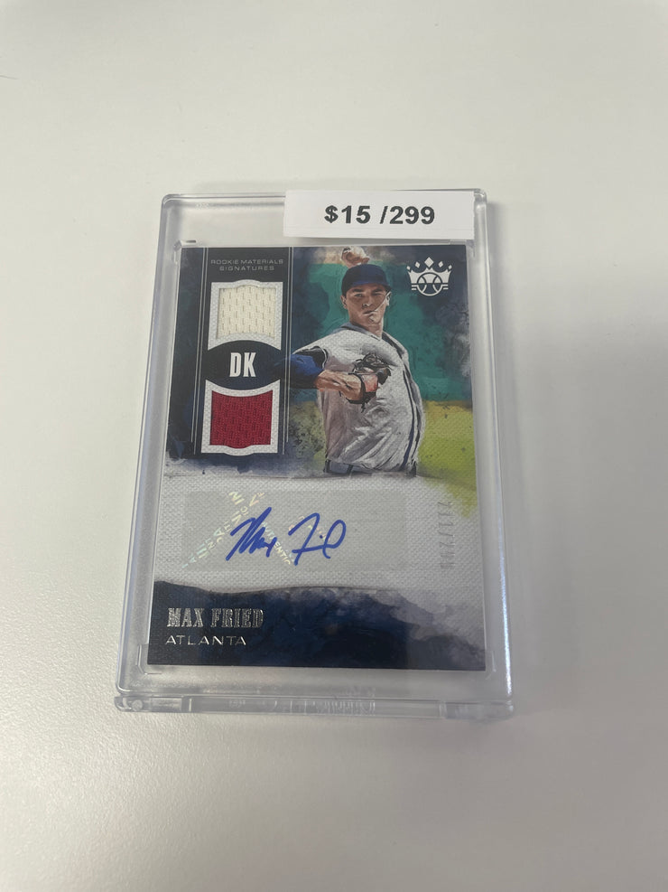 2018 Gridiron King Max Fried Dual Patch Auto /299 