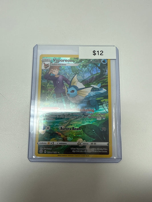 Brilliant Stars Vaporeon Trainer Gallery #tg02/tg30