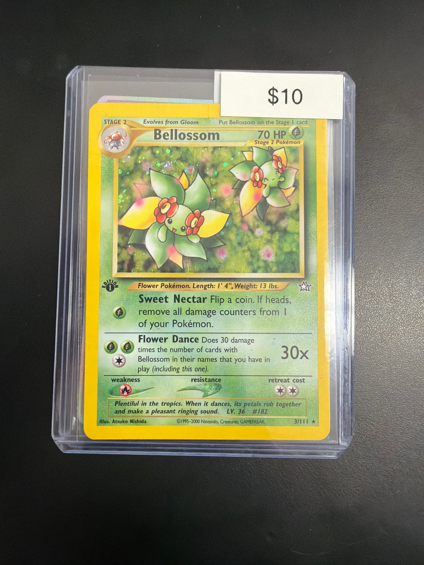 Pokemon Bellossom Neo 1st Ed. 3/111 DM