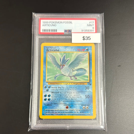 1999 Pokémon Fossil Articuno