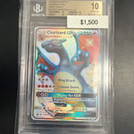 Pokemon Hidden Fates Charizard GX #SV49 BGS Prestine 10