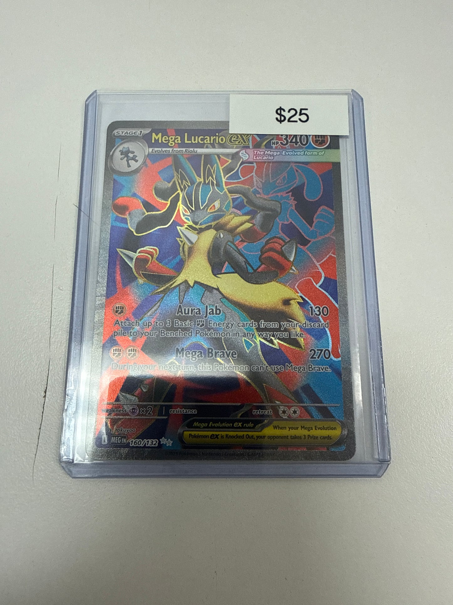 Pokemon Mega Lucario Ex #160/132