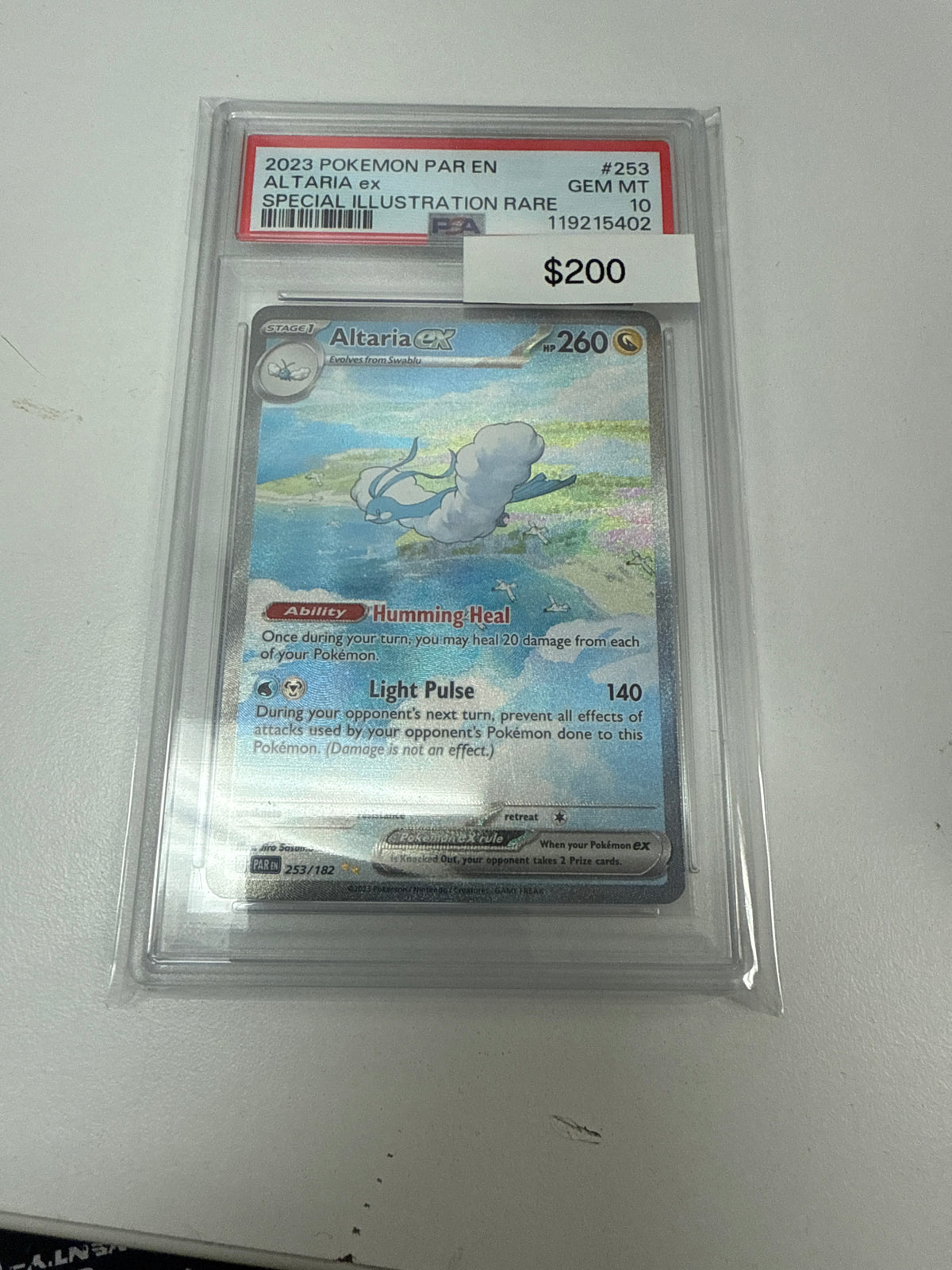 Pokemon Altaria Ex #253/182 PSA 10
