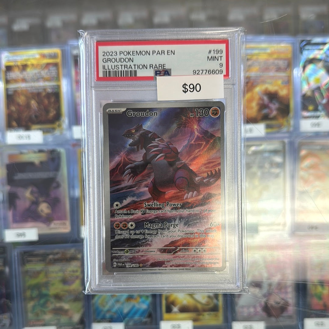 Pokémon Groudon Illustration Rare PSA 9