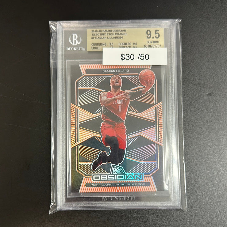 2019/20 Obsidian Damien Lillard Electric Orange 