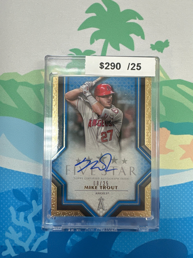 2023 Topps Five Star Mike Trout Auto FSA-MTR /25