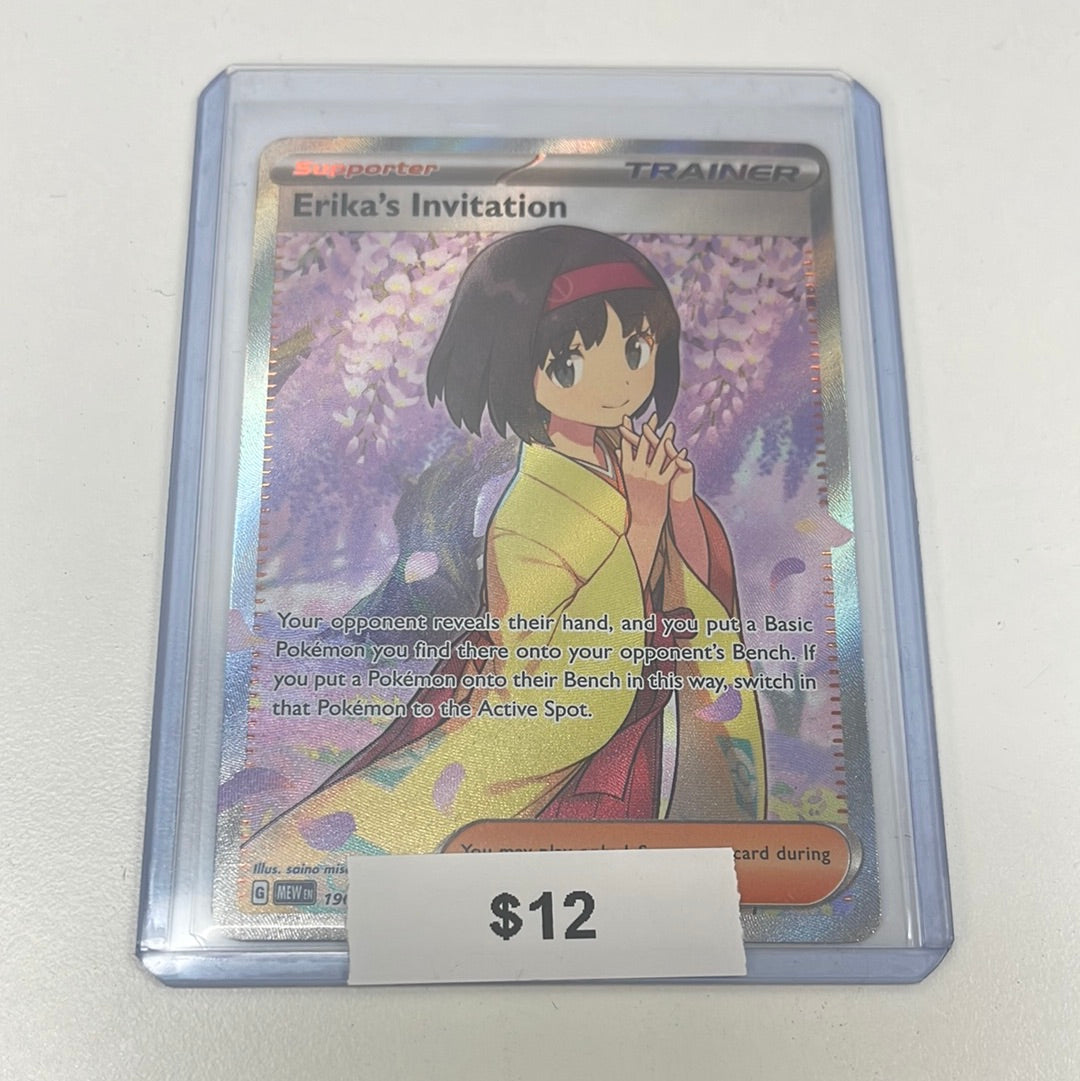 Pokémon Erika’s Invitation 151 Full Art 196/165