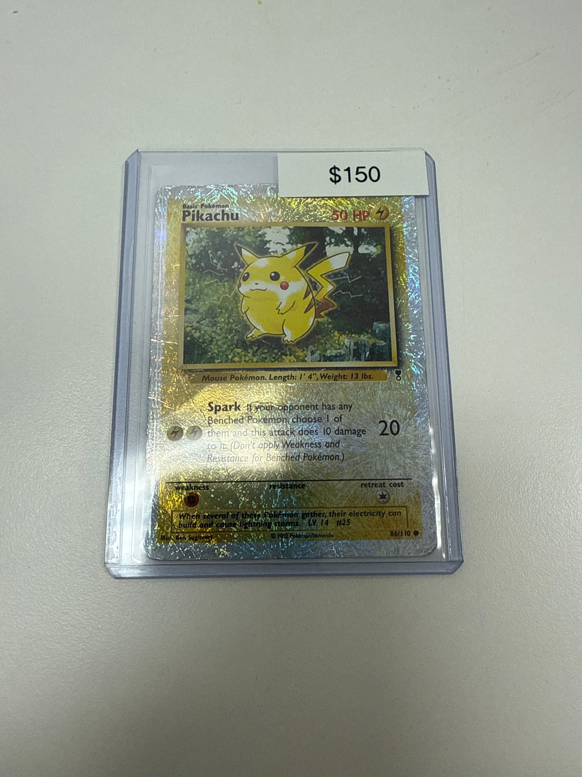 Pokemon Pikachu Legendary Collection Holo 86/110
