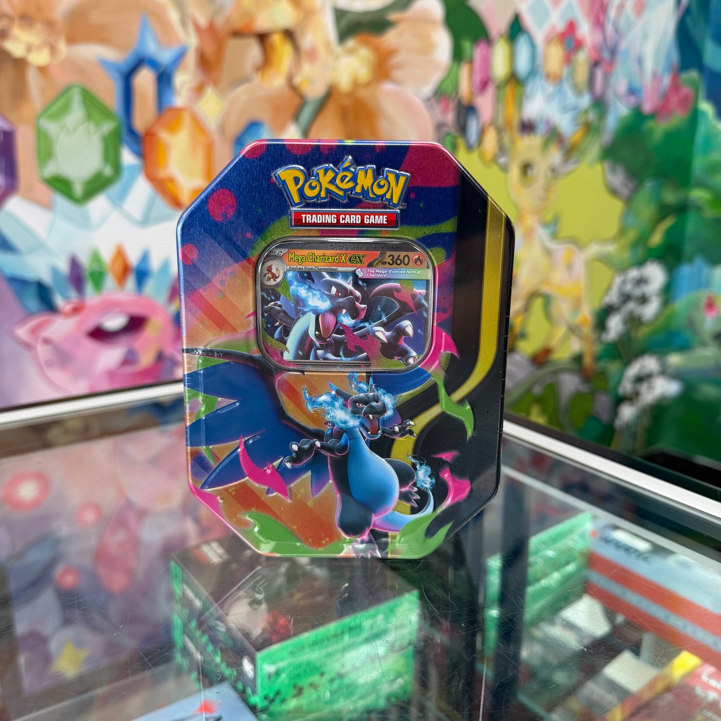 Pokemon Mega Charizard X & Y Tin