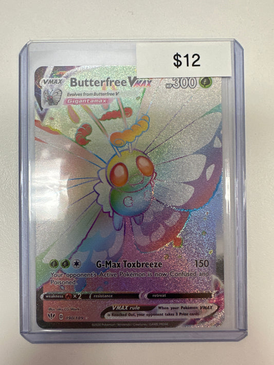 Pokemon Butterfree Vmax 190/189